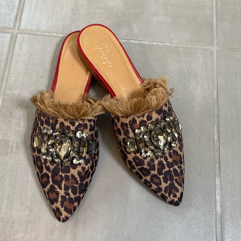 Crown vintage mules